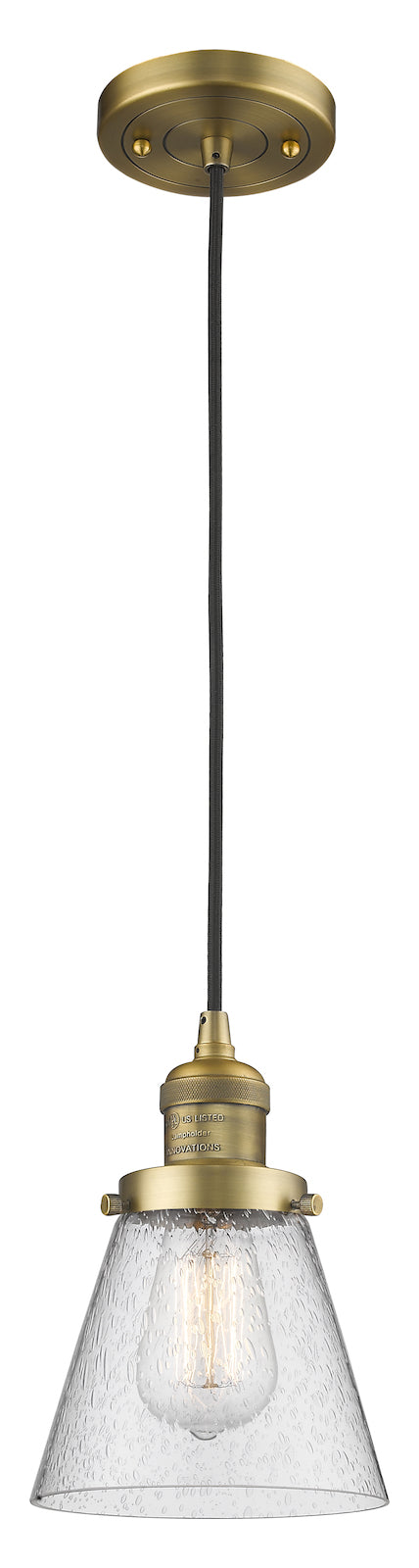 1 Light Vintage Dimmable Led Mini Pendant by Innovations Lighting