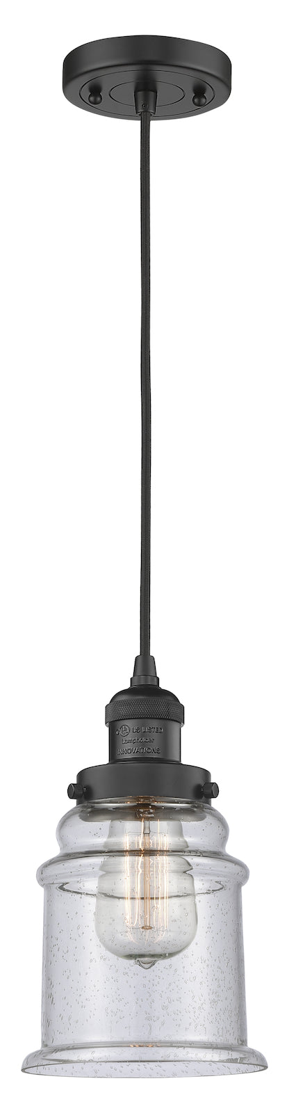 1 Light Vintage Dimmable Led Mini Pendant by Innovations Lighting