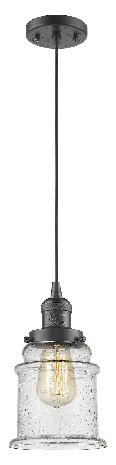 1 Light Vintage Dimmable Led Mini Pendant by Innovations Lighting