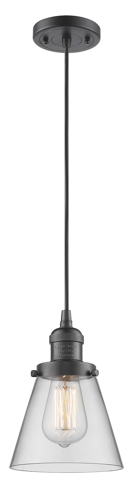 1 Light Vintage Dimmable Led Mini Pendant by Innovations Lighting