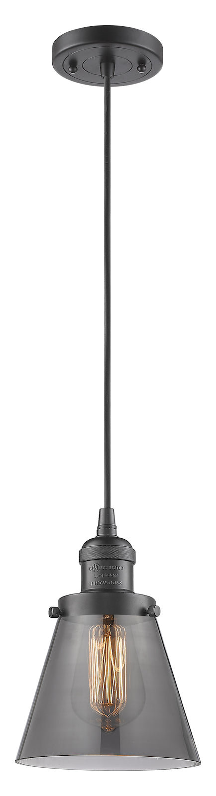 1 Light Vintage Dimmable Led Mini Pendant by Innovations Lighting