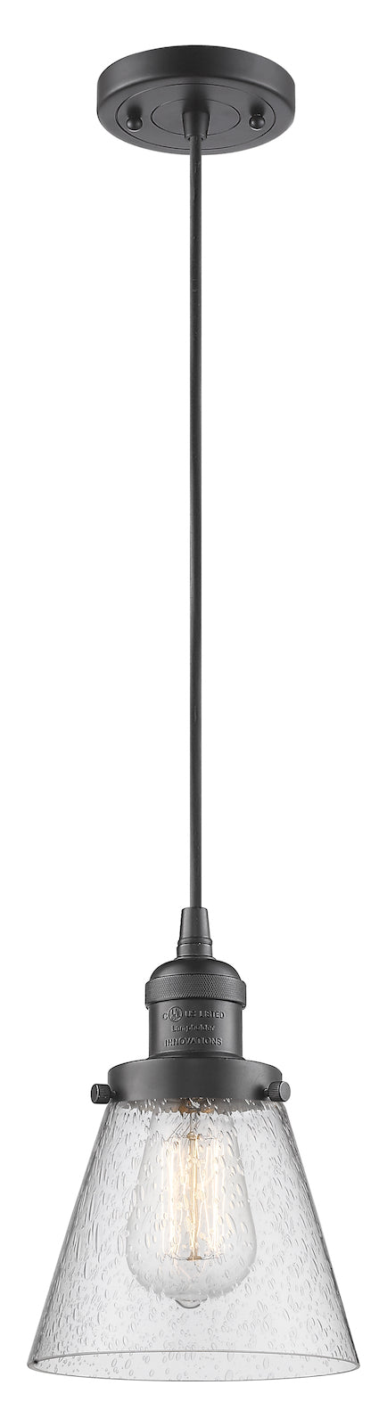 1 Light Vintage Dimmable Led Mini Pendant by Innovations Lighting