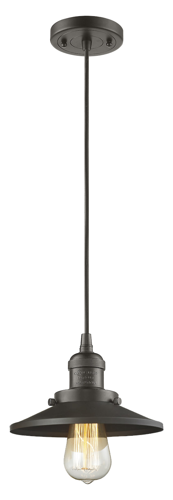 1 Light Vintage Dimmable Led Mini Pendant by Innovations Lighting
