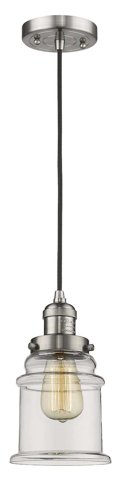1 Light Vintage Dimmable Led Mini Pendant by Innovations Lighting