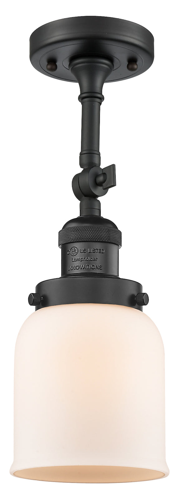 1 Light Vintage Dimmable Led Semi-Flush Mount by Innovations Lighting