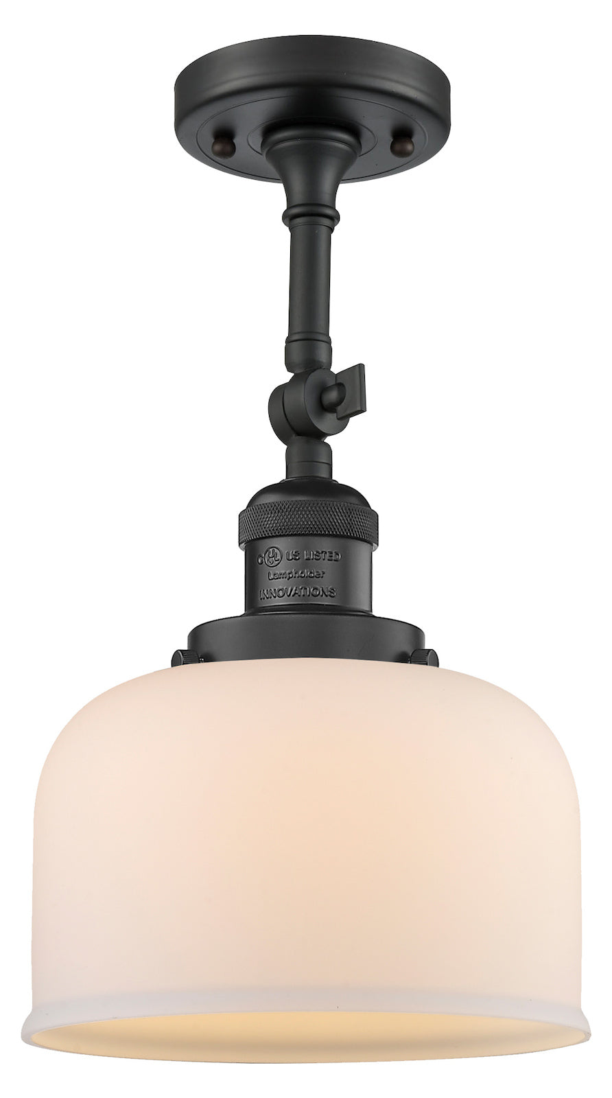 1 Light Vintage Dimmable Led Semi-Flush Mount by Innovations Lighting
