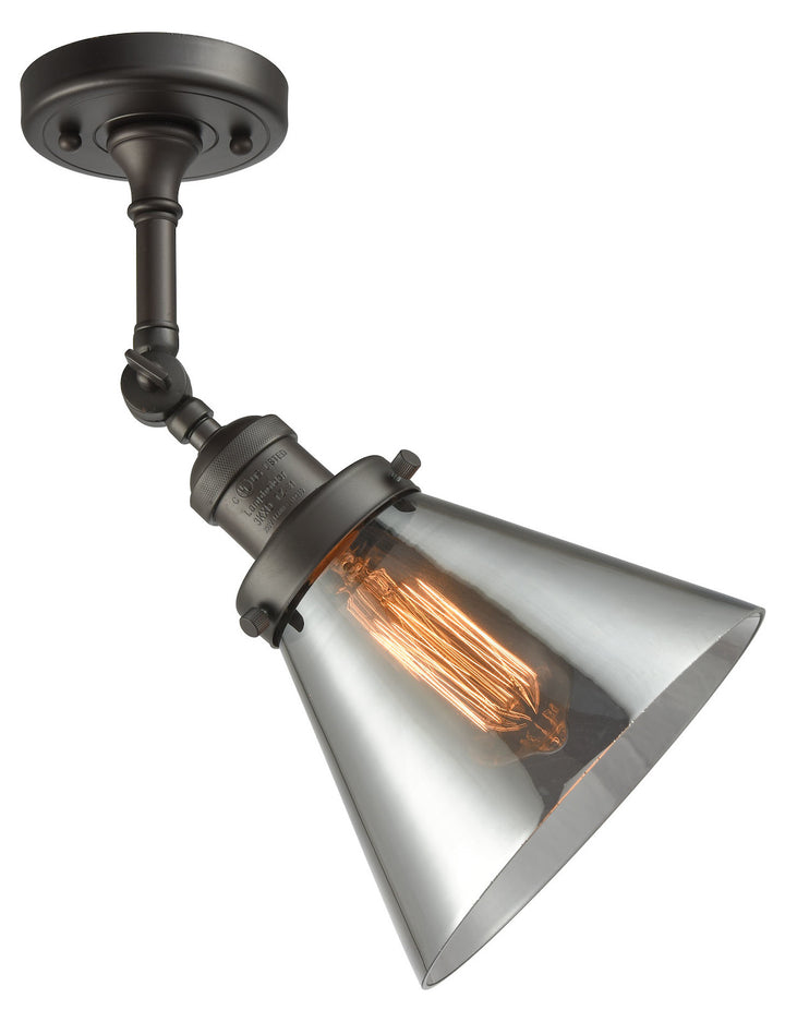 1 Light Vintage Dimmable Led Semi-Flush Mount