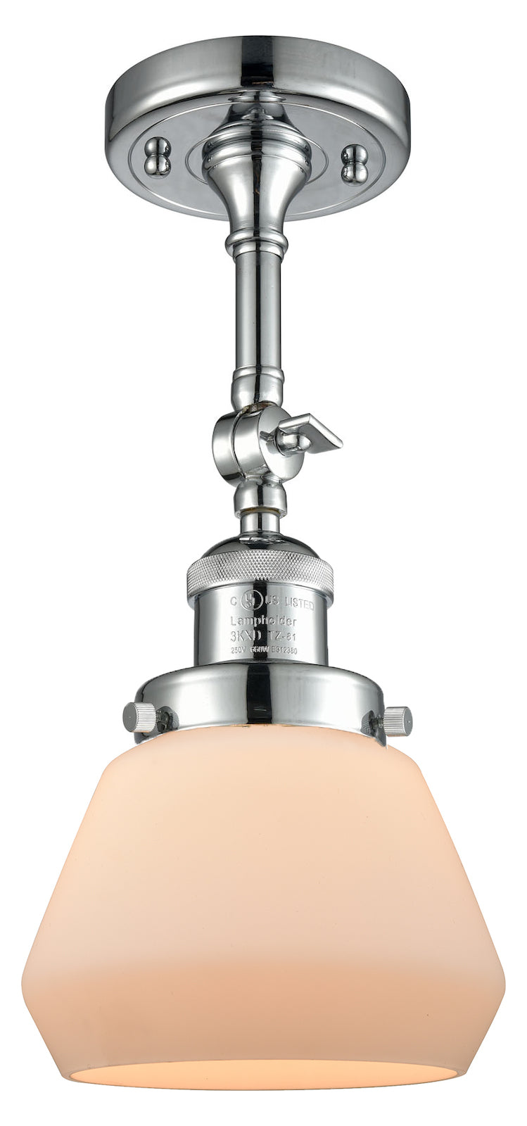 1 Light Vintage Dimmable Led Semi-Flush Mount by Innovations Lighting