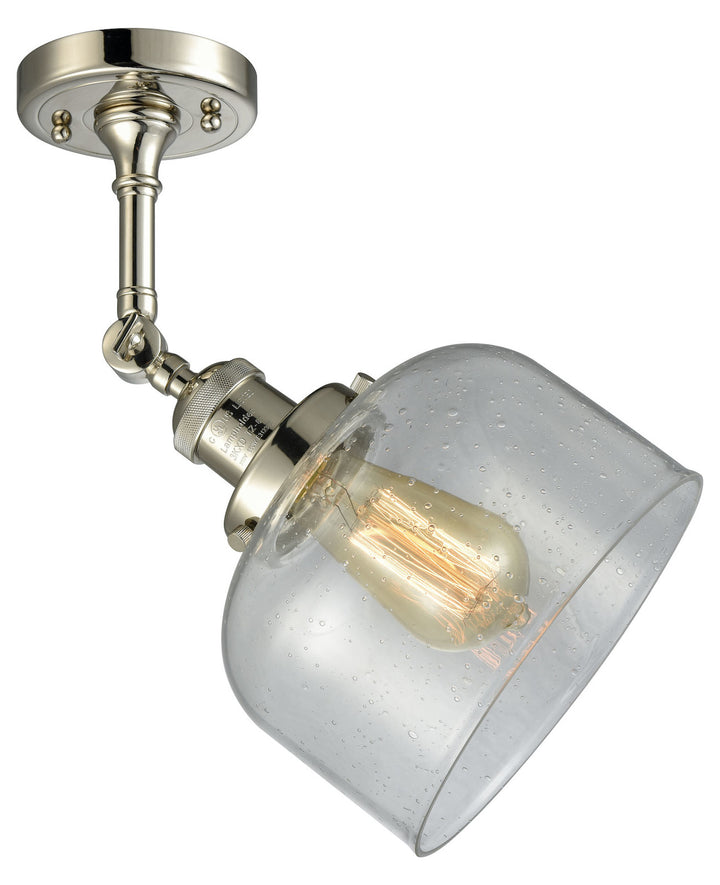 1 Light Vintage Dimmable Led Semi-Flush Mount