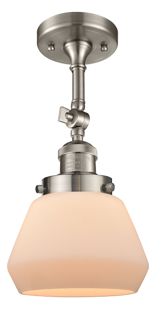1 Light Vintage Dimmable Led Semi-Flush Mount by Innovations Lighting