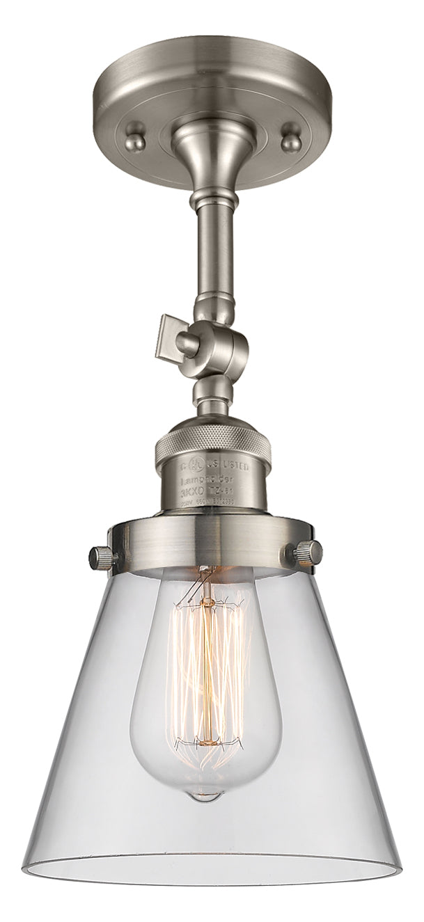 1 Light Vintage Dimmable Led Semi-Flush Mount by Innovations Lighting