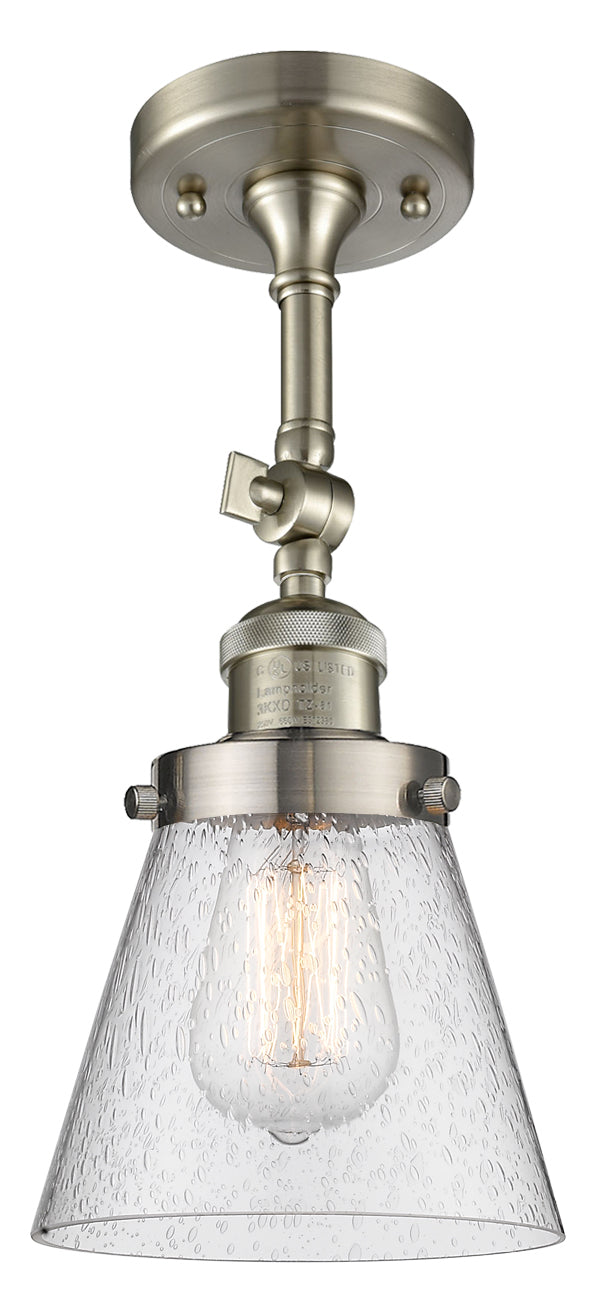 1 Light Vintage Dimmable Led Semi-Flush Mount by Innovations Lighting