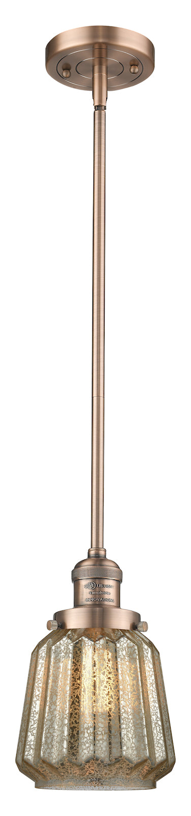 1 Light Vintage Dimmable Led Mini Pendant by Innovations Lighting