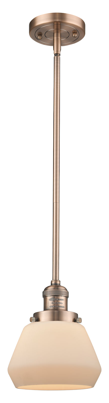 1 Light Vintage Dimmable Led Mini Pendant by Innovations Lighting