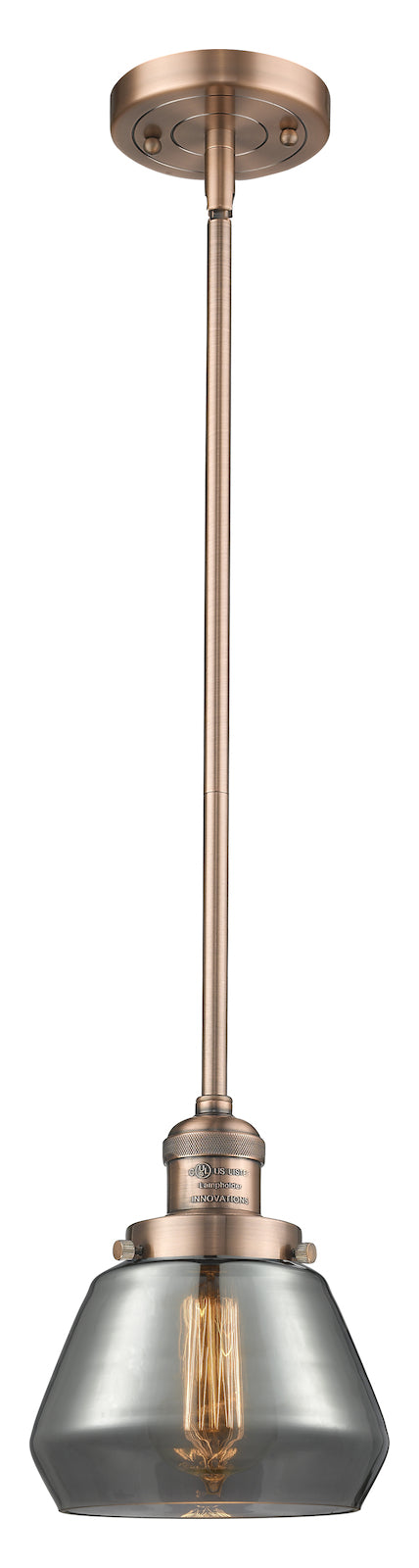1 Light Vintage Dimmable Led Mini Pendant by Innovations Lighting