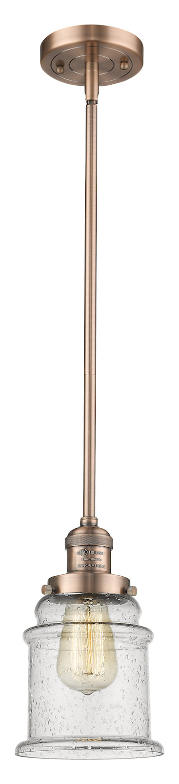 1 Light Vintage Dimmable Led Mini Pendant by Innovations Lighting