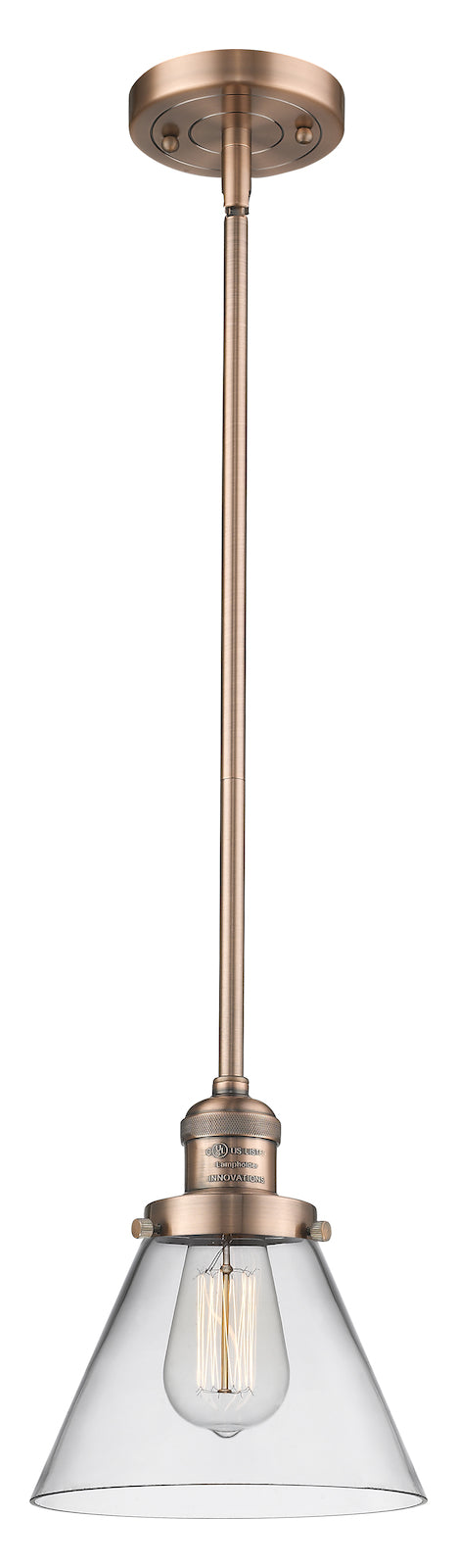 1 Light Vintage Dimmable Led Mini Pendant by Innovations Lighting