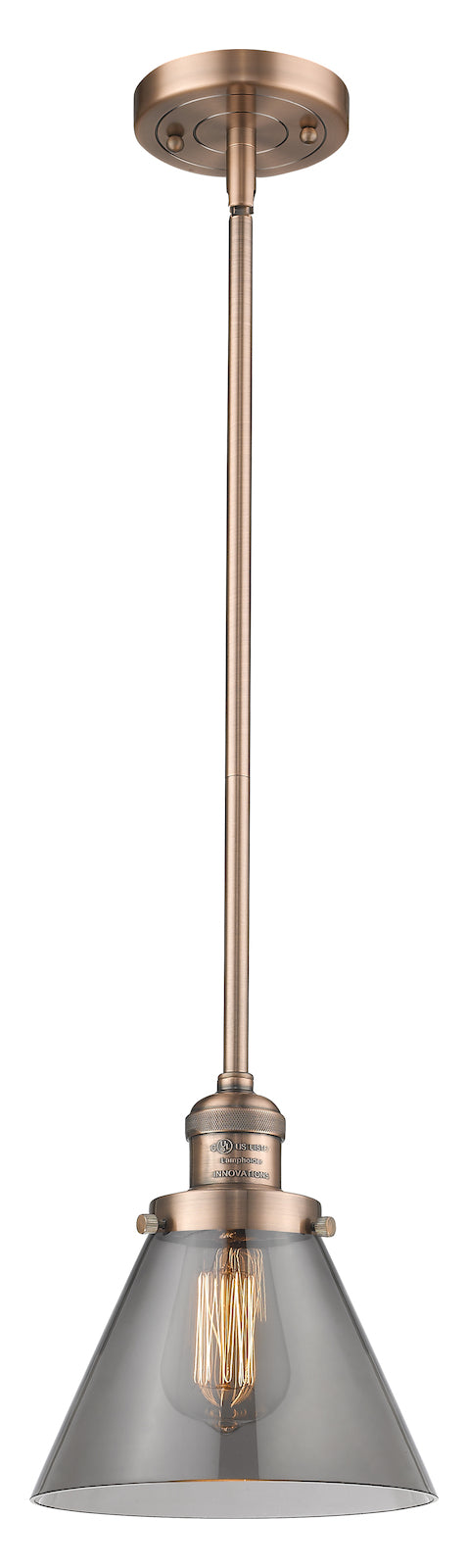 1 Light Vintage Dimmable Led Mini Pendant by Innovations Lighting