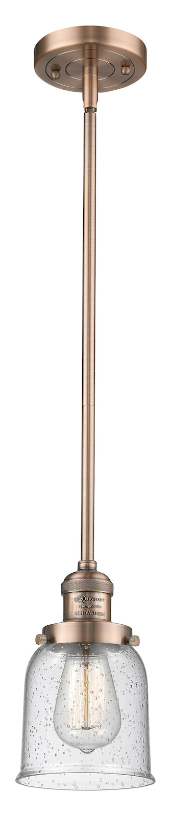 1 Light Vintage Dimmable Led Mini Pendant by Innovations Lighting