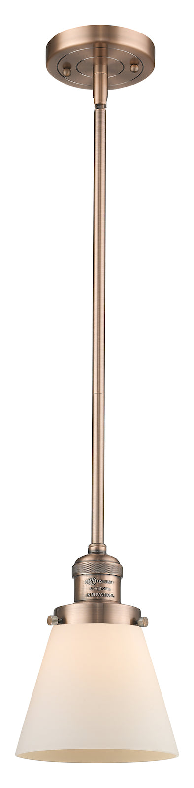 1 Light Vintage Dimmable Led Mini Pendant by Innovations Lighting