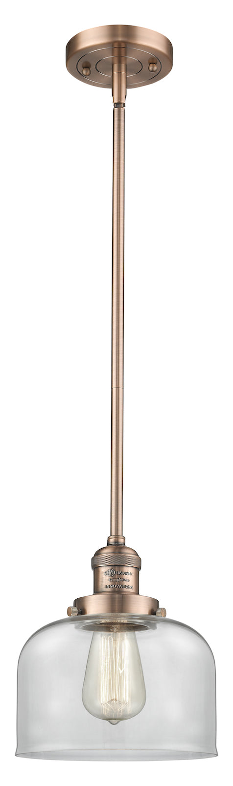 1 Light Vintage Dimmable Led Mini Pendant by Innovations Lighting