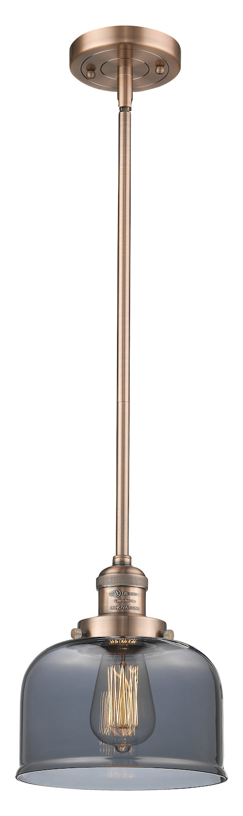 1 Light Vintage Dimmable Led Mini Pendant by Innovations Lighting