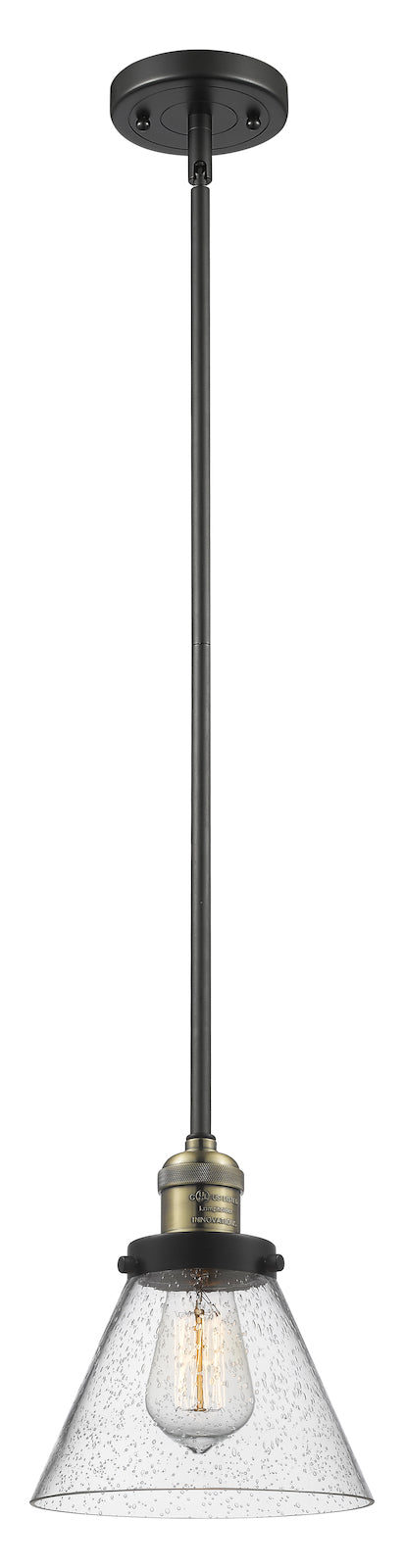 1 Light Vintage Dimmable Led Mini Pendant by Innovations Lighting