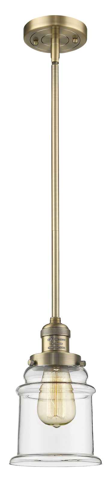 1 Light Vintage Dimmable Led Mini Pendant by Innovations Lighting