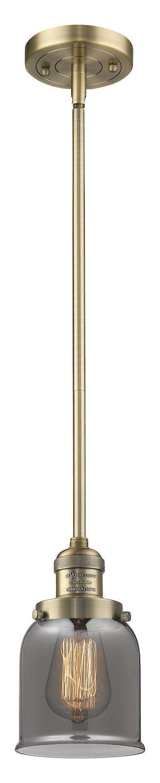 1 Light Vintage Dimmable Led Mini Pendant by Innovations Lighting