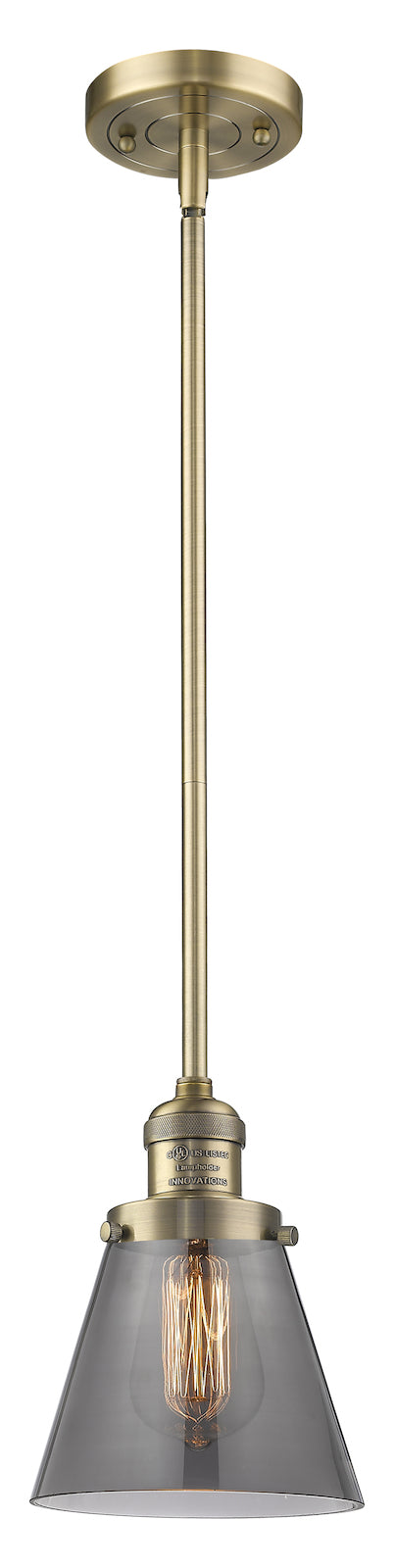 1 Light Vintage Dimmable Led Mini Pendant by Innovations Lighting