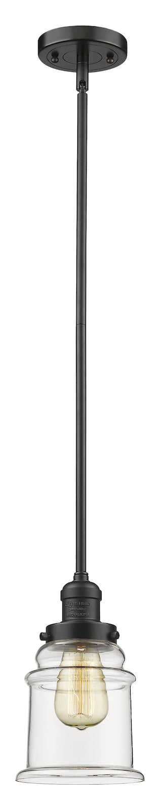1 Light Vintage Dimmable Led Mini Pendant by Innovations Lighting