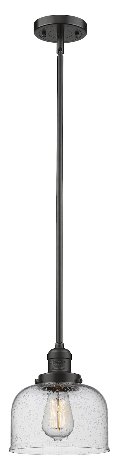 1 Light Vintage Dimmable Led Mini Pendant by Innovations Lighting