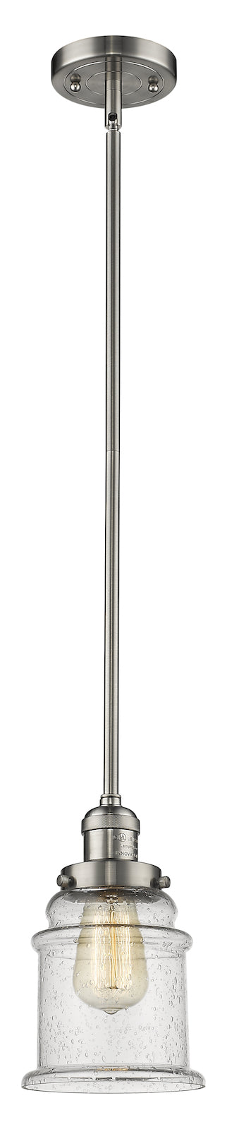 1 Light Vintage Dimmable Led Mini Pendant by Innovations Lighting