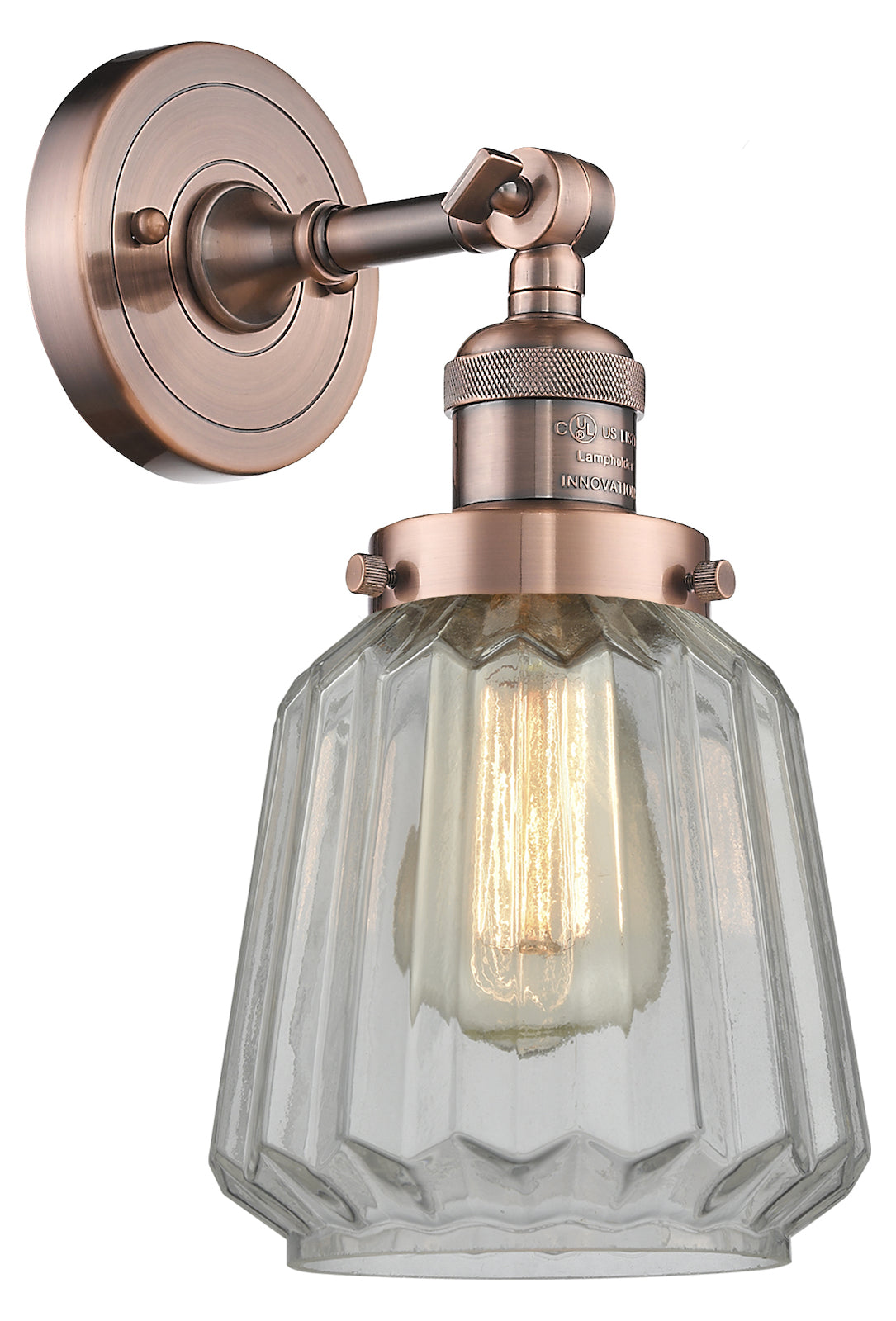 1 Light Vintage Dimmable Led Sconce by Innovations Lighting