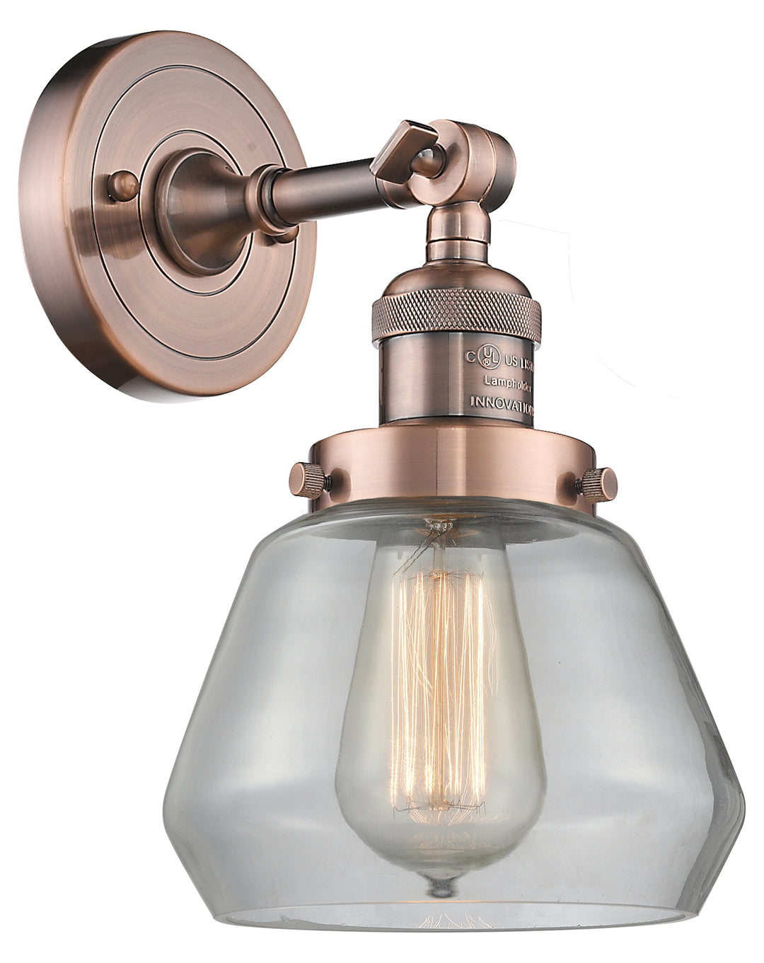1 Light Vintage Dimmable Led Sconce by Innovations Lighting