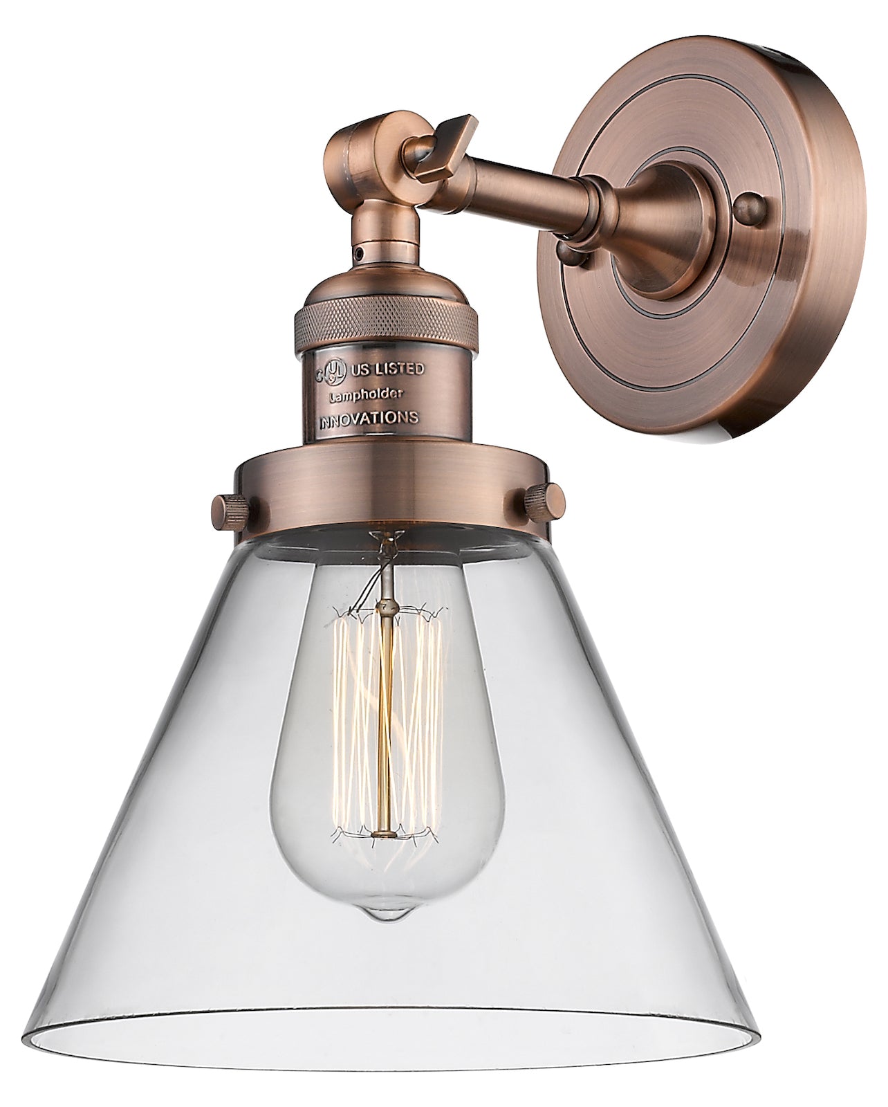 1 Light Vintage Dimmable Led Sconce by Innovations Lighting