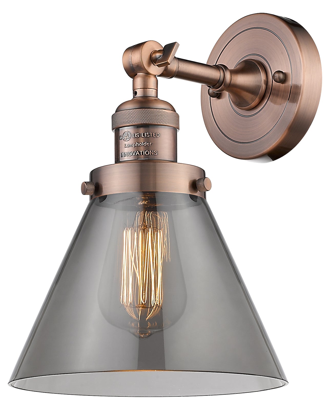 1 Light Vintage Dimmable Led Sconce by Innovations Lighting