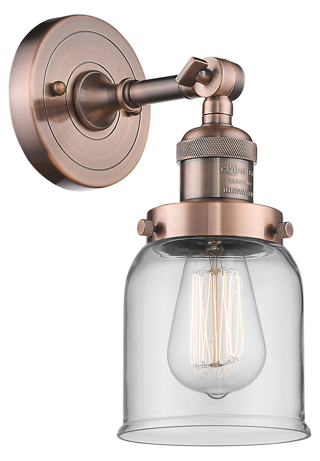 1 Light Vintage Dimmable Led Sconce by Innovations Lighting