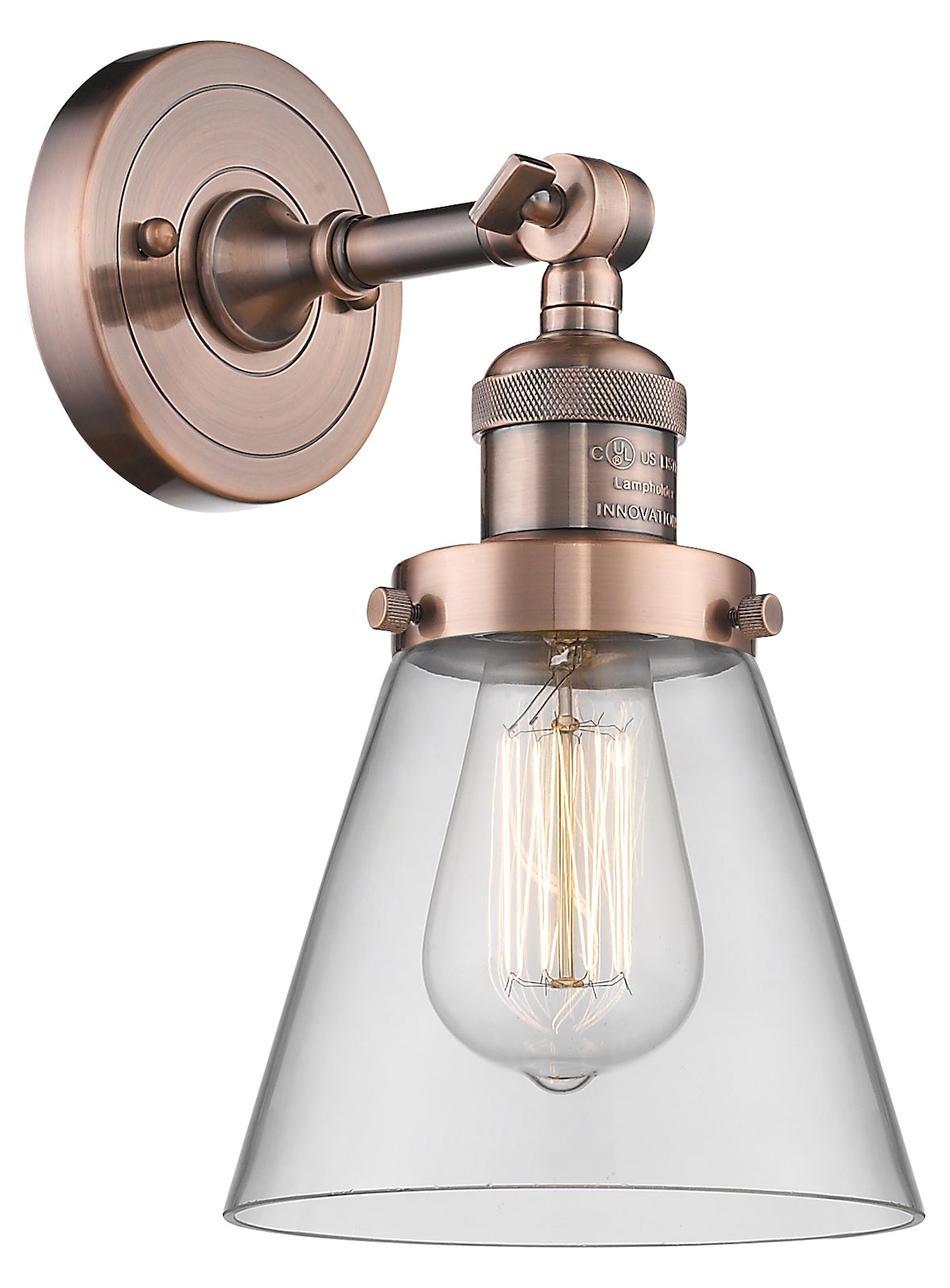 1 Light Vintage Dimmable Led Sconce by Innovations Lighting