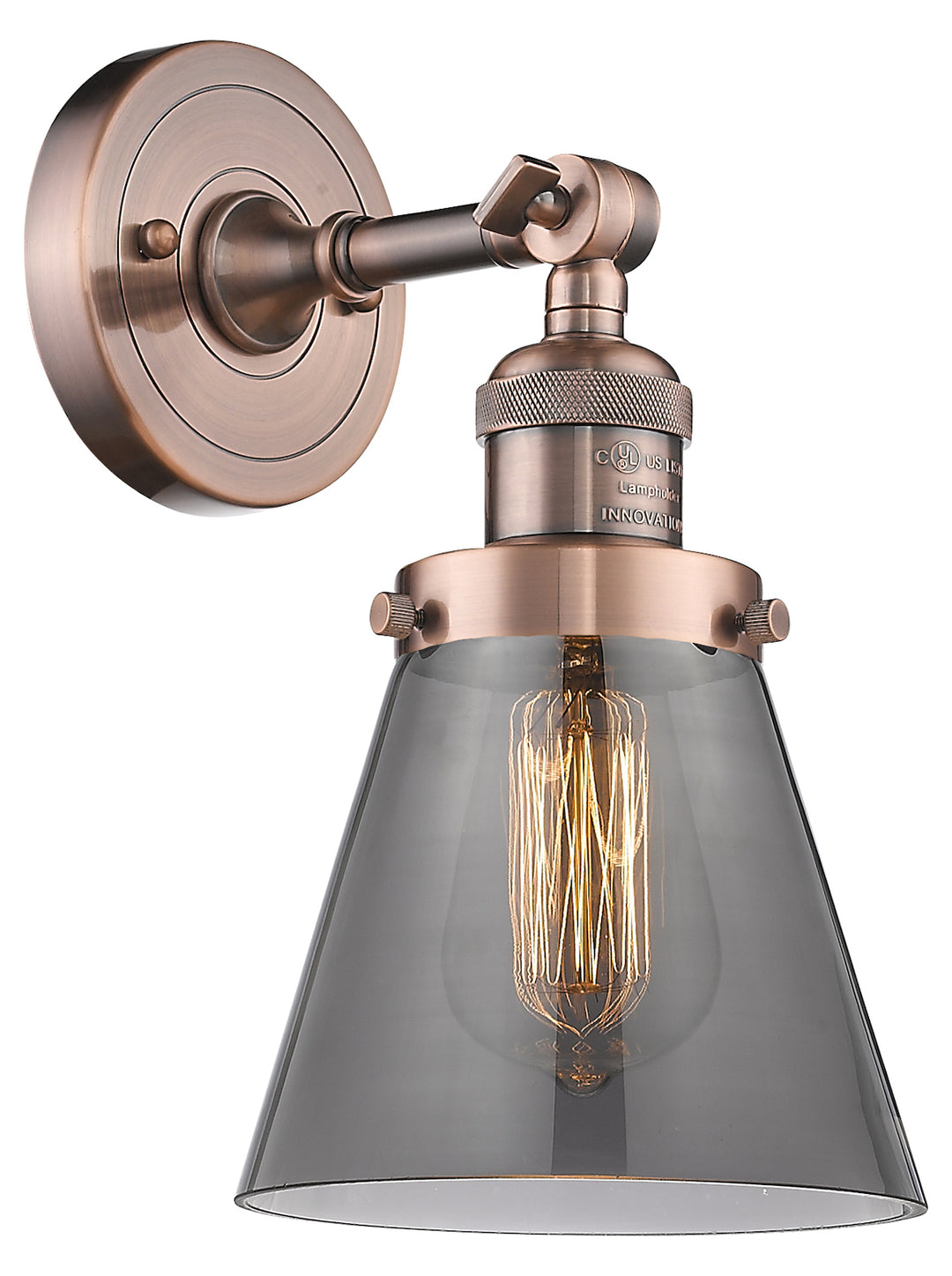 1 Light Vintage Dimmable Led Sconce by Innovations Lighting