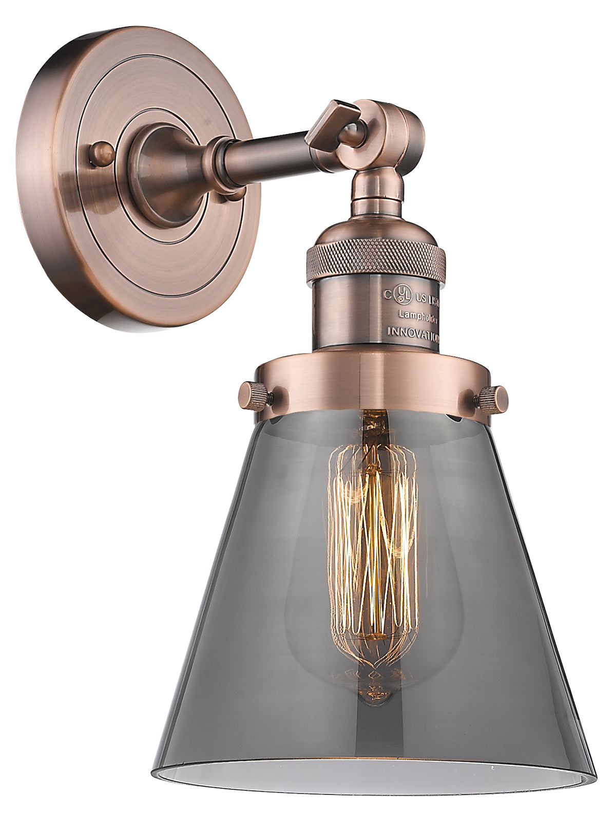1 Light Vintage Dimmable Led Sconce by Innovations Lighting