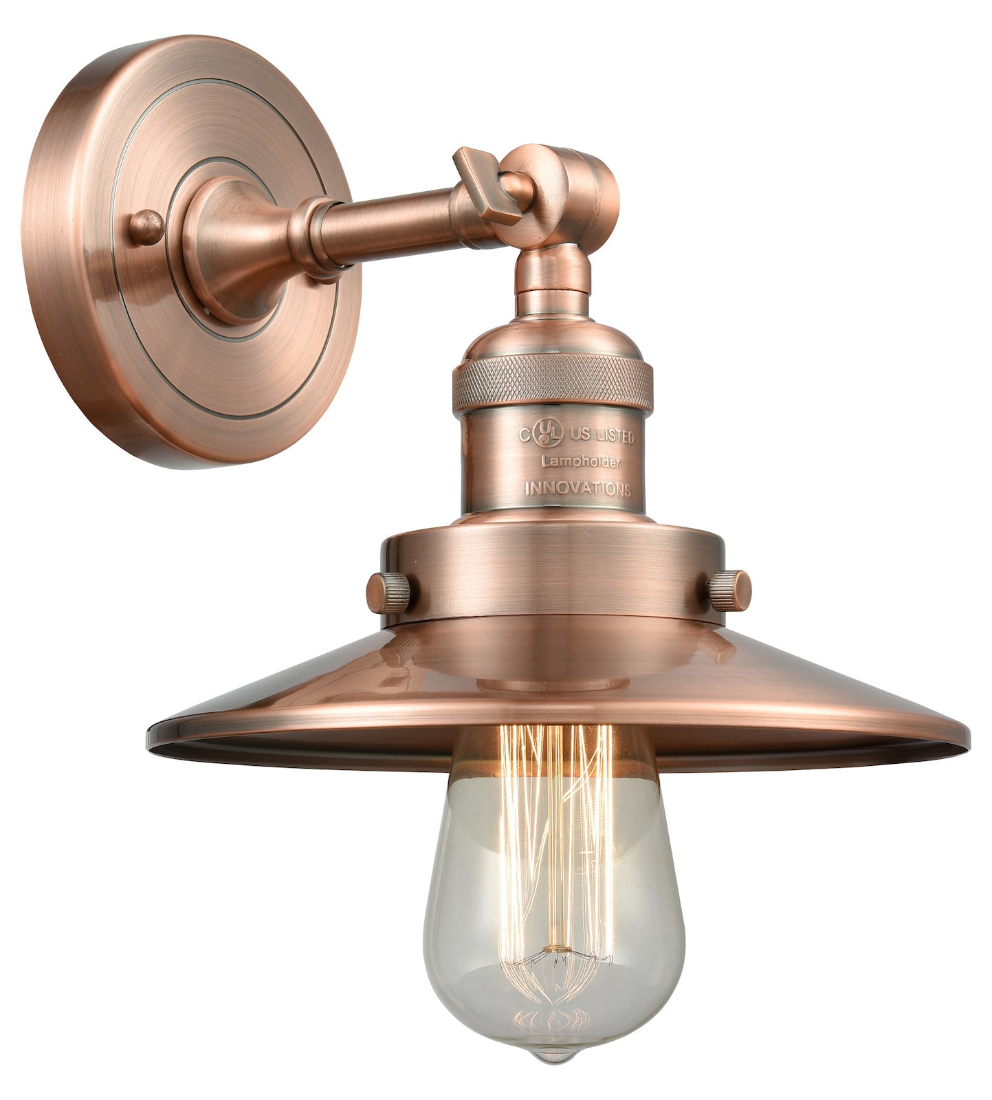 1 Light Vintage Dimmable Led Sconce by Innovations Lighting