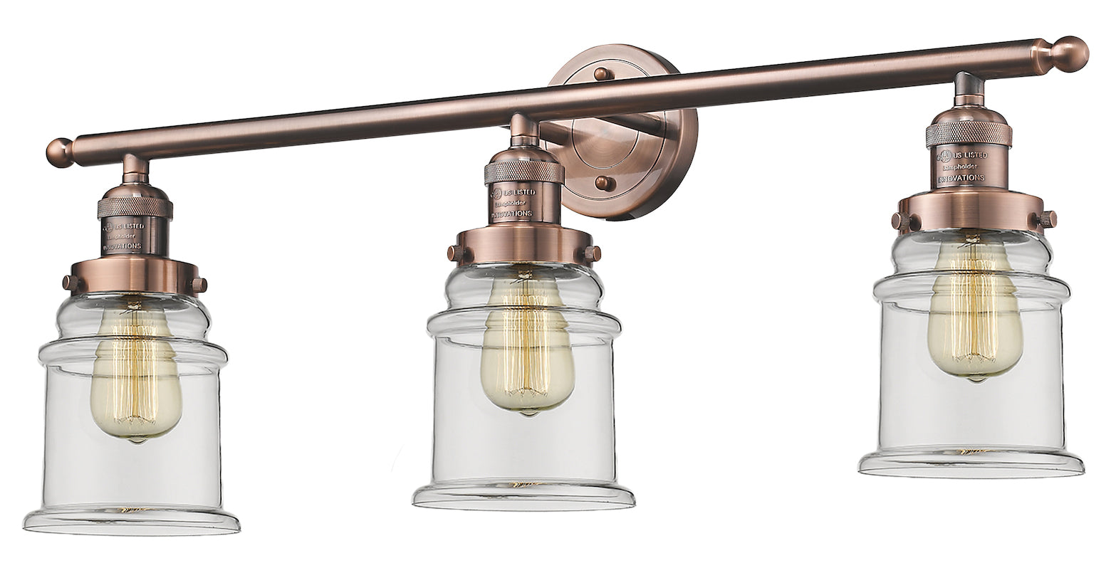 3 Light Vintage Dimmable Led Bathroom Fixture by Innovations Lighting