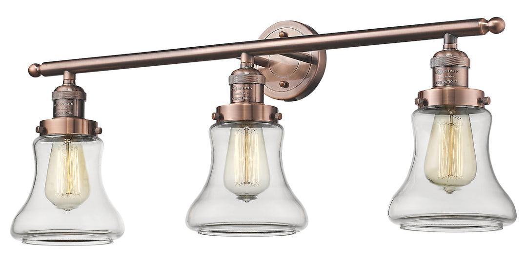 3 Light Vintage Dimmable Led Bathroom Fixture by Innovations Lighting