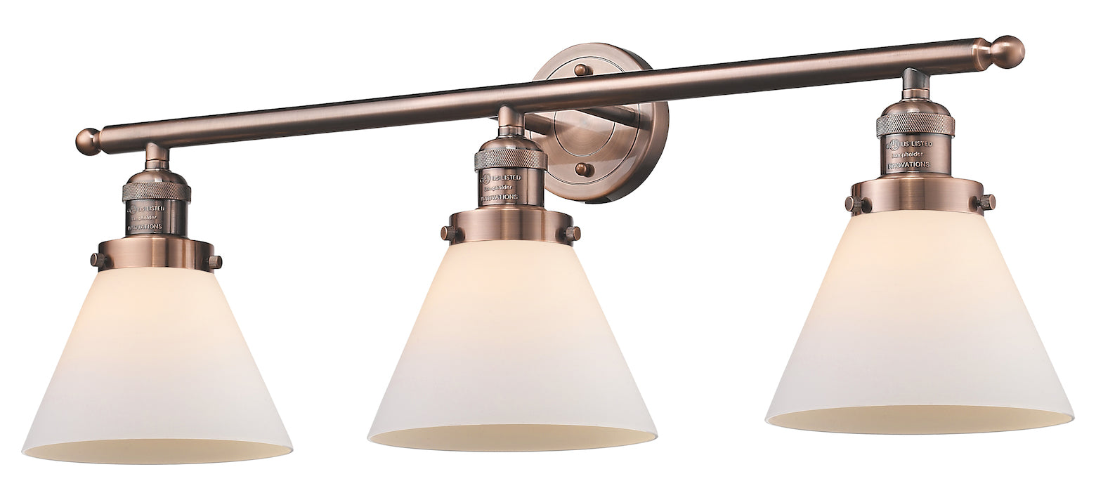 3 Light Vintage Dimmable Led Bathroom Fixture by Innovations Lighting