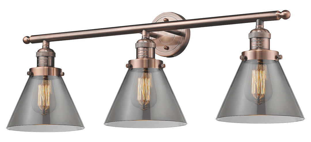 3 Light Vintage Dimmable Led Bathroom Fixture by Innovations Lighting
