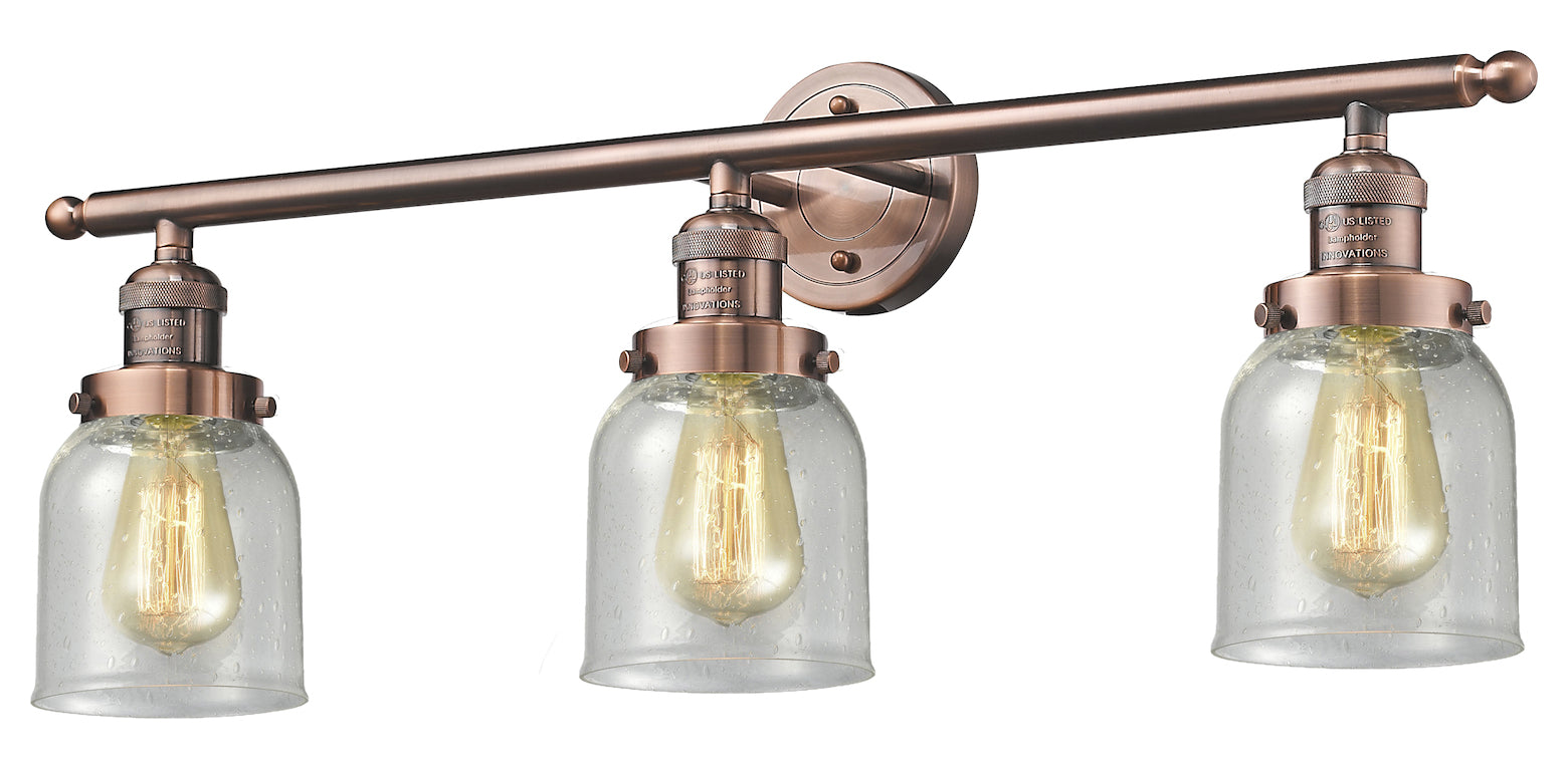 3 Light Vintage Dimmable Led Bathroom Fixture by Innovations Lighting