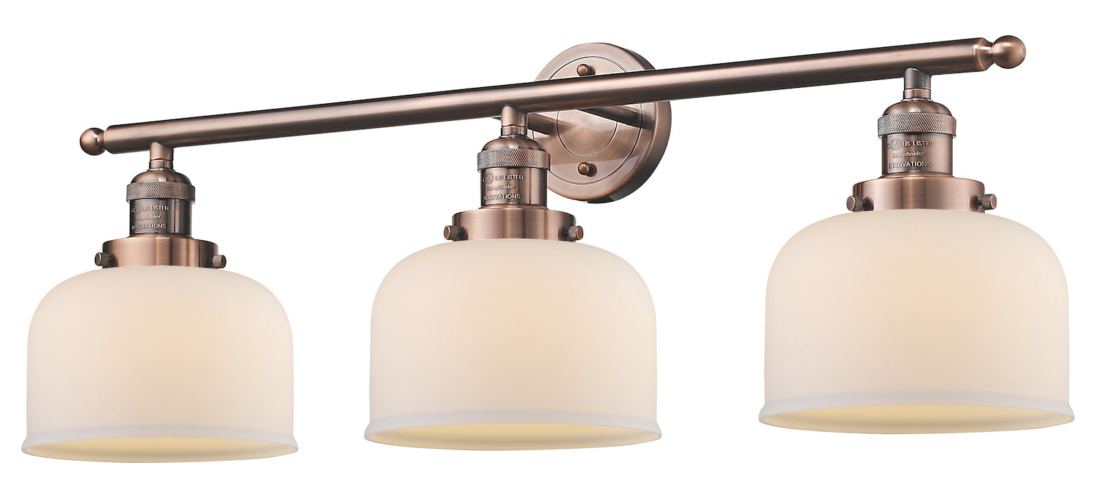 3 Light Vintage Dimmable Led Bathroom Fixture by Innovations Lighting