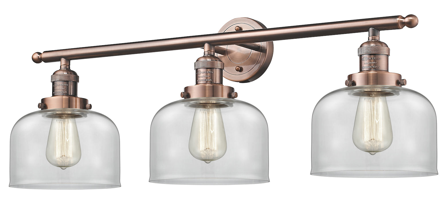 3 Light Vintage Dimmable Led Bathroom Fixture by Innovations Lighting