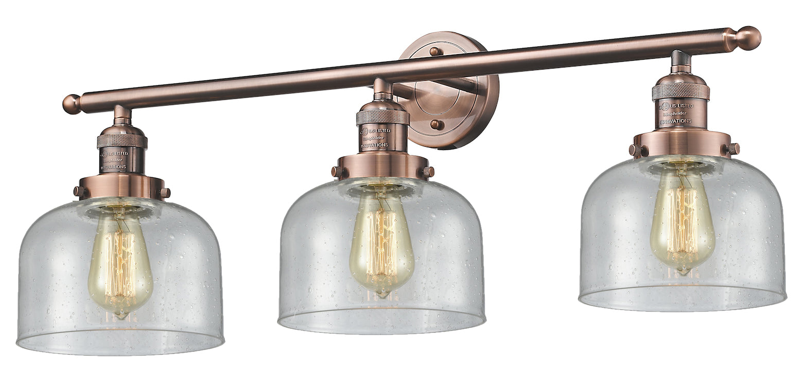 3 Light Vintage Dimmable Led Bathroom Fixture by Innovations Lighting